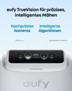 eufy E15 Mähroboter ohne Begrenzungskabel, Garten bis 800m², Keine Signalausfälle, Kein RTK, TrueVision Technologie, Smart-Navigation, Präzisionsrandschnitt, Hindernisvermeidung, App-Steuerung