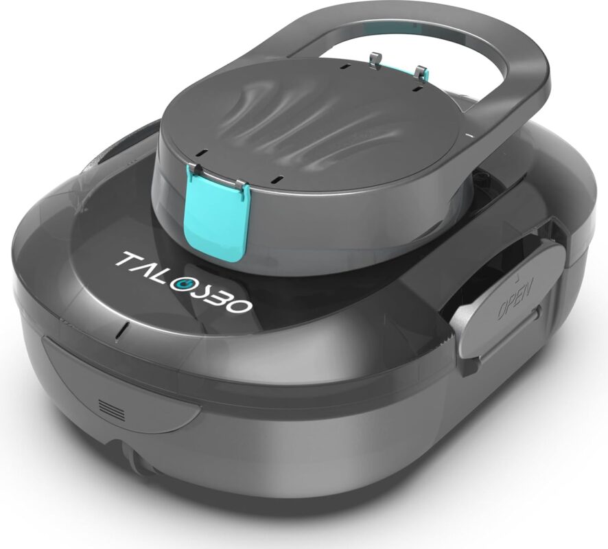 S1PRO 2026 Upgrade Poolroboter mit 120 Min Automatisch Reinigungszeit, Poolsauger Akku mit Dual-Motoren, 2,5H Ladezeit, Leichter Poolreiniger für Oberirdische Pools bis 100 m²