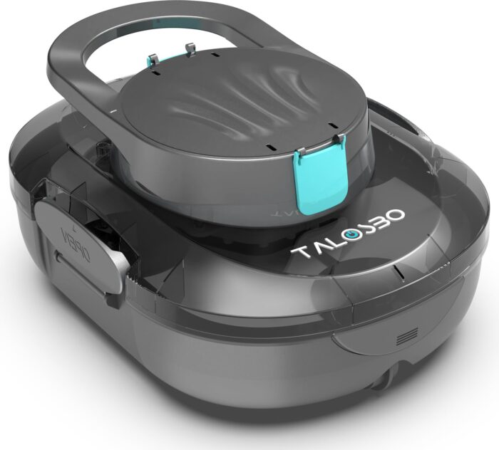 (2026 Upgrade) TALOSBO S1PRO Poolroboter, 120 Min Automatische Reinigung, Dual Motoren Poolreiniger Selbsteinparkfunktion mit 2,5H Ladezeit Poolsauger Akku für Flache Böden Pools bis 100 m²