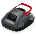 Poolroboter Akku, 6600 LPH Effiziente Reinigung mit 90 Min Laufzeit, 3,4 KG Leicht Bodensauger, Einfach zu Bedienen & Warten, Poolsauger für Pools mit Flachem Boden bis zu 80㎡, Grün