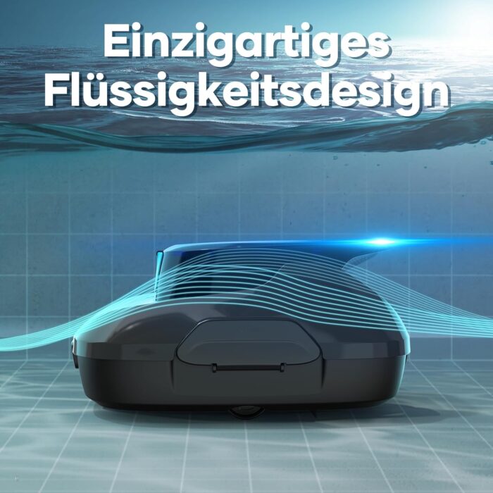 AIPER Scuba SE Poolroboter, Kabelloser Poolsauger Akku, 90 Minuten Reinigungszeit, Automatische Reinigung mit Selbsteinparkfunktion, Leichter Poolreiniger Ideal für Pools mit Flachem Boden