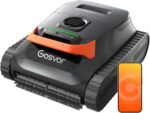 (2026 Neu) Gosvor Poolroboter Wand und Boden, Wasserlinie, Flachzone 4-in-1, Bis zu 200 Min. Laufzeit, Leichtgewicht 6,9 KG, 3μm Ultrafeiner Filter, Starker Poolsuager Akku für Pools bis zu 200 m²