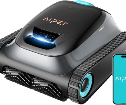 (2026 Upgrade) AIPER Scuba S1 Poolroboter Boden und Wand, Wasserlinienreinigung, 3μm Ultrafeiner Filter, 180 Min. Akkulaufzeit, 15900LPH Leistungsstarker Poolsauger mit APP, Für Eingelassene Pools