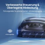 Beatbot AquaSense 2 Poolroboter, Akku Poolsauger mit Oberflächen-Parkfunktion, Poolreiniger Boden und Wand, Doppelte Reinigung der Wasserlinie, für Pools bis zu 300 m², Mitternachtblau