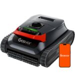 (2026 Neu) Gosvor Poolroboter Wand und Boden, Wasserlinie, Flachzone 4-in-1, Bis zu 200 Min. Laufzeit, Leichtgewicht 6,9 KG, 3μm Ultrafeiner Filter, Starker Poolsuager Akku für Pools bis zu 200 m²