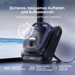 Beatbot AquaSense 2 Poolroboter, Akku Poolsauger mit Oberflächen-Parkfunktion, Poolreiniger Boden und Wand, Doppelte Reinigung der Wasserlinie, für Pools bis zu 300 m², Mitternachtblau
