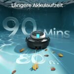 (2026 Upgrade) TALOSBO S2 Poolroboter,Doppelfiltration,Kabelloser Poolsauger Akku, 90 Min Automatische Reinigung mit Selbsteinparkfunktion,Dual Motoren Poolreiniger für Flache Böden Pools bis 80 m²