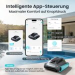 (2026 Upgrade) AIPER Scuba S1 Poolroboter Boden und Wand, Wasserlinienreinigung, 3μm Ultrafeiner Filter, 180 Min. Akkulaufzeit, 15900LPH Leistungsstarker Poolsauger mit APP für Eingelassene Pools Blau