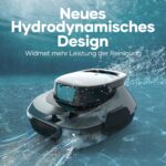 AIPER Scuba SE Poolroboter, Kabelloser Poolsauger Akku, 90 Minuten Reinigungszeit, Automatische Reinigung mit Selbsteinparkfunktion, Leichter Poolreiniger Ideal für Pools mit Flachem Boden