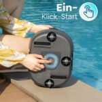 S1PRO 2026 Upgrade Poolroboter mit 120 Min Automatisch Reinigungszeit, Poolsauger Akku mit Dual-Motoren, 2,5H Ladezeit, Leichter Poolreiniger für Oberirdische Pools bis 100 m²